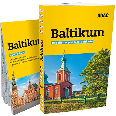 ADAC Reiseführer plus Baltikum: Mit Maxi-Faltkarte und praktischer Spiralbindung