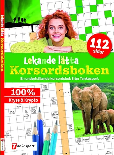 Lekande lätta korsordsboken