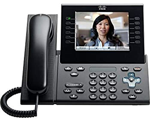 Cisco 9971 Téléphone IP 640 x 480 pixels 14,22 cm (5.6), G.711a, G.722, G.729a, H.264/AVC, 30 fps, 640 x 480 pixels) Charbon de bois
