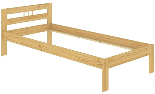 Erst-Holz®Futonbett Bettrahmen Kiefer Massivholzbett Natur 100 x 200 ohne Rost