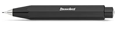 Kaweco SKYLINE SPORT Druckbleistift Black 0.7 mm HB I Mechanischer Bleistift aus hochwertigem Kunststoff in Trendigem Design I Druck-Bleistift nachfüllbar in Schwarz I Druckminenbleistift 10,5 cm