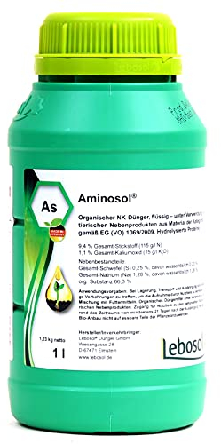 Aminosol 1000 ml organischer Flüssigdünger für Pflanzen/Bonsai 63039