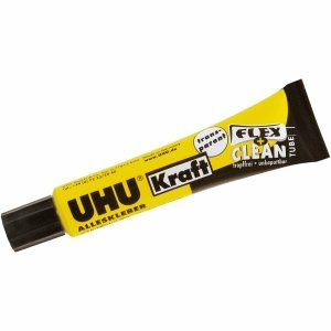 12 x Uhu Alleskleber Kraft Flex + Clean transparent Tube 18 g