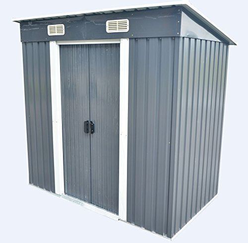 Bc-elec 5662-0503 Metall-Gartenhäuschen Gartenhaus 121 x 194 x 181cm