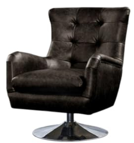 KAWOLA Sessel Relexa Leder (schwarz)
