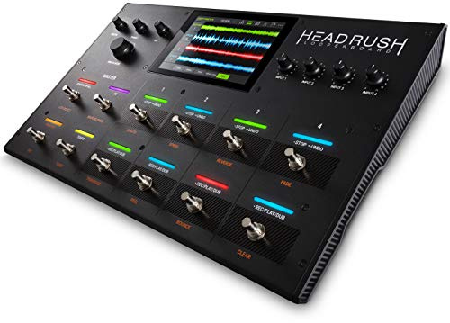 HeadRush Looperboard | 4-In/4-Out Looper with Intelligent Time-Stretch, Built-In FX, 300+ On-Board Loops, Built-in USB Audio Interface and Performance-Driven I/O