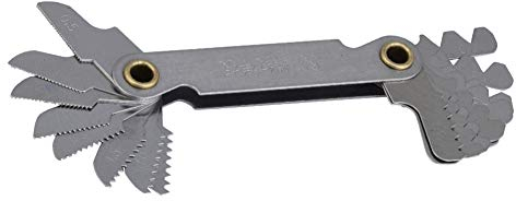 20 stücke 60 ° Metrische Gewindelehren Edelstahl-schraube Manometer Gewinde Plug-lehre Messwerkzeug