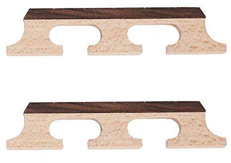 Banjo Bridge, 5-Saiter Palisander Banjo Bridge Holzzubehör (2Stk.) Zubehör Für Spielinstrumente Musikinstrumentenzubehör Zubehör Für Musikinstrumente