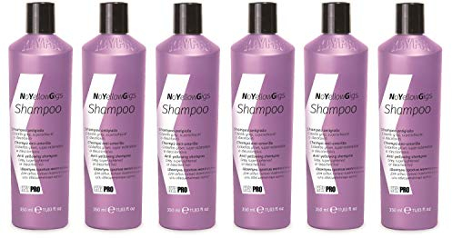 6er Gigs Shampoo No Yellow Kay Pro gegen Gelbstich 350 ml