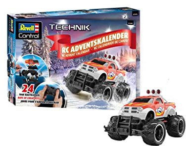 Revell Control RC Truck Adventskalender - Ferngesteuert montieren in 24 Tagen - Geschenk für Jungen, Mädchen & Erwachsene ab 10 Jahren