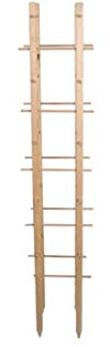Rivanto® Holz Rankturm 30 x 30 x H150 cm, Pflanzenstütze, FSC-Holz, Pflanzen-Rankhilfe für Gemüse, Blumen, Sträuchern