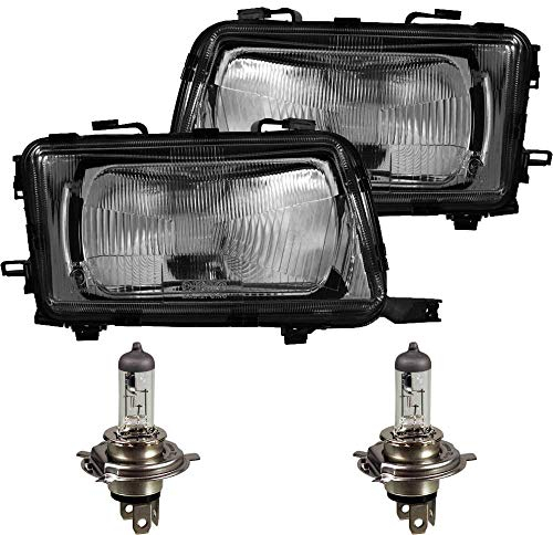 EISENFELS Bundle Set 106513641 erstellt mit Scheinwerfer rechts & links + Leuchtmittel H4 kompatibel