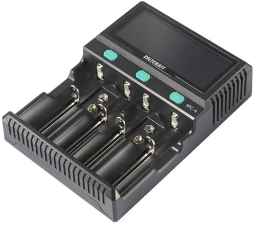 VOLTCRAFT IPC-4 Batteriladdare LiIon, LiFePO, NiMH, NiCd, LiFePO4 A, AA (R6), AAA (R03), AAAA (Mini), C (R14), Sub-C, D