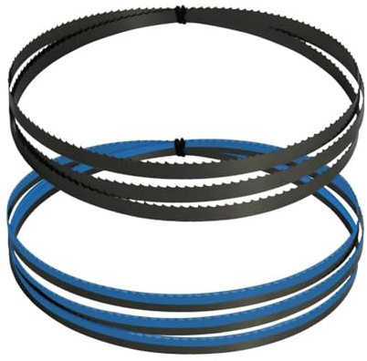 2 Stück 70-1/2 Zoll 1790 mm Bandsägeblatt 1790 x 9,5 x 0,35 mm TPI 6 10 14 for 10 Zoll Bandsäge HBS261, Schneiden von Holz, Metall und Kunststoff (Size : TPI 6)