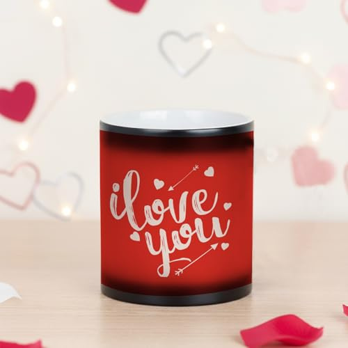 Wanapix | Tazas San Valentín Personalizada con Foto | Taza Mágica Enamorados | Regalo Original Día de los Enamorados | 325ml | Love Collage