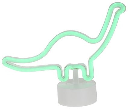Hoement Dinosaurier Neon Nachtschilder Led Tisch Neonlampe Dinosaurier Neon Zeichen Batteriebetrieben