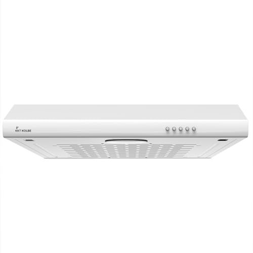 Hotte aspirante cuisine 60 cm | Hotte sous-encastrable| blanc | Opération bouton poussoir | UBH600W