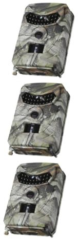 iplusmile Lot De 3 Caméras De Chasse 26 Pouces Rechargeables pour La De La Faune Et des Cerfs
