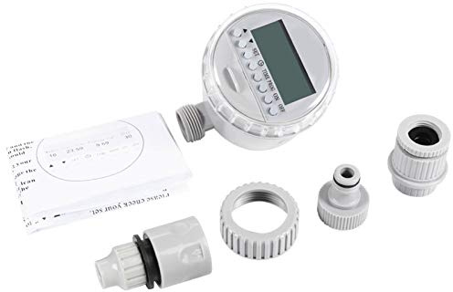 Contrôleur D'arrosage Automatique Solaire, Minuteur Irrigation Digital LCD, Programmable 16 Programmes - Économie d'eau, Installation Facile, Système D'irrigation Jardin Potager