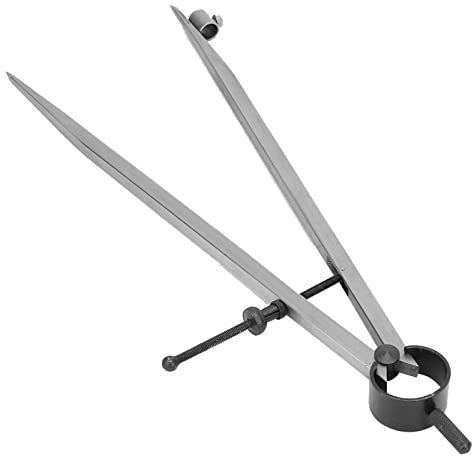 Dpofirs Mathe-Zirkel, Flügelteiler, Leichter Zeichenkompass, Metall-Werkstückbearbeitung mit Kompakter Größe (250mm)