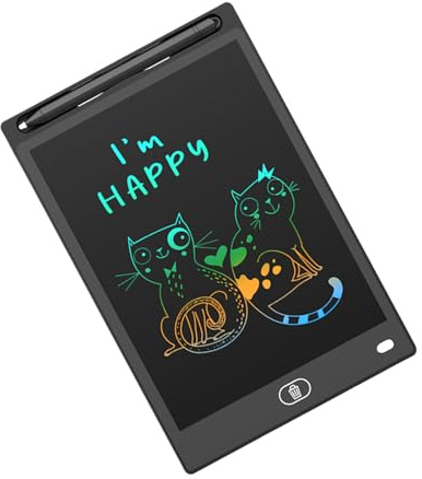 Dcaknri Tablette D'écriture LCD 8.5 Pouces Planche À Dessin pour Carnet De Croquis Jouet D'écriture Tableau Jouet Bloc-Notes Électronique Portable