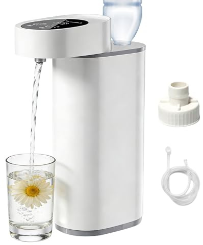 Instant Hot Water Dispenser, Instant Kettle,5 Temp Settings (White) | 3S Fast Heating, 45°C-99°C, One Cup Hot Water Dispenser, Digital Touch Screen, Compatible With Bottled And Bulk Water