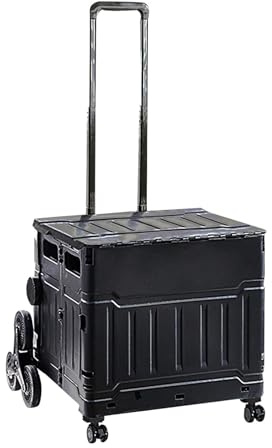 Carrello per salire le scale, carrello della spesa pieghevole con 8 ruote, carrello portatile in lega di alluminio per anziani, carrello leggero per supermercato, spiaggia, campeggio, viaggi
