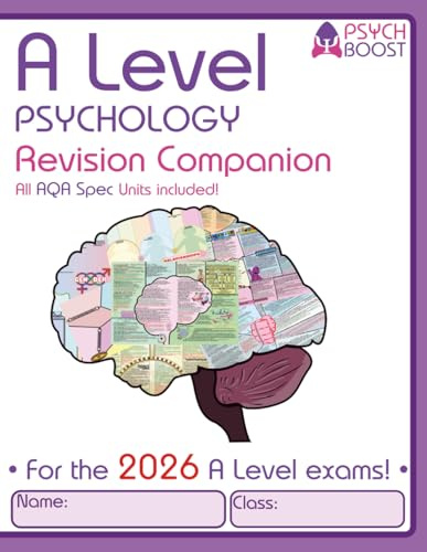 A Level Psychology Revision Companion 2026 Edition: Complete Mindmap Guide for the Final Sitting (2026) of the Current Specification. All Topics, All Papers