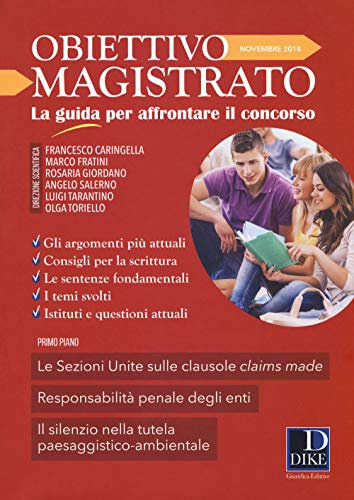 Obiettivo magistrato. La guida per affrontare il concorso. Novembre (2018) (Vol. 11)