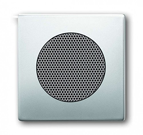 Busch-Jaeger 8253-866 Plaque de recouvrement pour montage de haut-parleur, acier inoxydable, pur