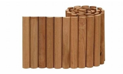 Rasenkante aus Bangkirai Hartholz 180 x 30 cm Rollboarder Beetumrandung