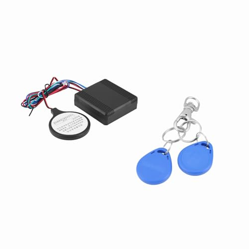 Motorcycle Anti Theft System, Smart Invisible Lock with ID Card Induction Immobilizer Alarm for Riders, Commuters, Garage Storage, and Urban Parking