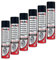 Holts 6 limpiadores de frenos en espray, limpiador de piezas de vehículos, mantenimiento de limpieza, cuidado del coche, aerosol, 600 ml 0131