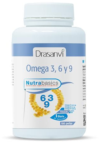 OMEGA 3-6-9 1000MG BOTE 100 PERLAS NUTRABASICOS DRASANVI