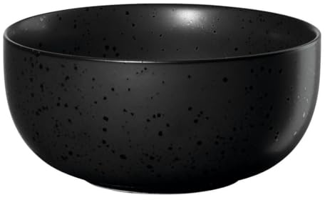 ASA Coppa Curo Bol à céréales en porcelaine 13,5 cm, Noir