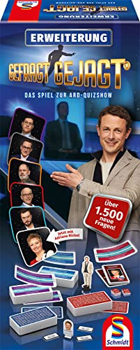 Schmidt Spiele 49416 Gefragt Gejagt, Die Erweiterung zum Grundspiel, Familienspiel, bunt Mehrfarbig