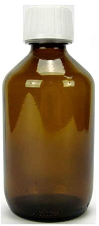 Sala Braunglasflasche DIN 28 Alcoa mit Verschluss Originalitätsring + Kindersicherung 250 ml (10)