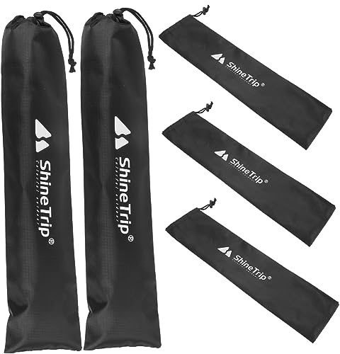 5stücke Zeltstangen Tasche Für Camping Tragbare Aufbewahrungstasche Für Angelruten Wetterfester Und Langlebiger Große Kapazität Für Zeltgestänge Und Trekkingstöcke
