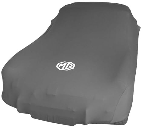 Star Cover Autoabdeckung passend für EIN MG MGB Indoor Cover mit Print SUPER Soft Stretch