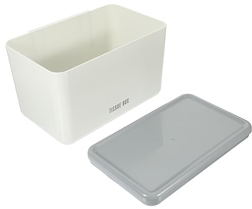 Zerodeko Kunststoffbehälter Kasten Toilettenpapier-Box Wandmontierte Serviettenbehälter Toilettenpapierhalter mit Ablage Papierhandtuchhalter aufbewahrungsdose Toilettenpapierhalterständer