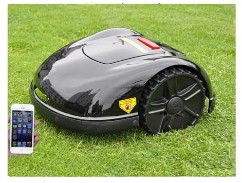 DIKAMAN Tagliasiepi Elettrico, Rasaerba Robot da falciatura Famiglia Prato Ricarica Automatica Riparo Antipioggia Intelligente Rasaerba Facile da avviare e maneggiare