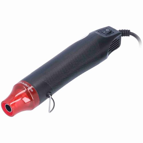 Jeffergarden Mini-Heißluftpistole, Tragbar, Effizient, Hand-Heißluftpistole für Heimwerker, 390 ℉ Heißluftpistole, Ideales für Heimwerker (EU-Stecker 230V)