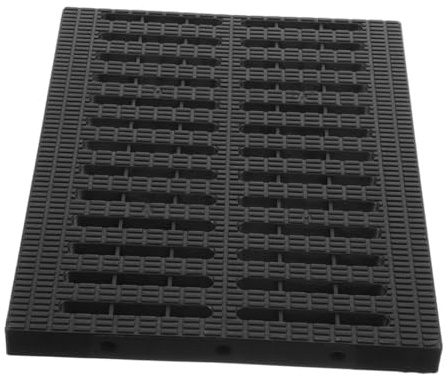 ANDRESLAD Abflussgitter Kunststoff Abdeckung Außenbereich Rutschfester Ablaufrost 30x30x2,5cm Belastbar für Küche Garage Garten