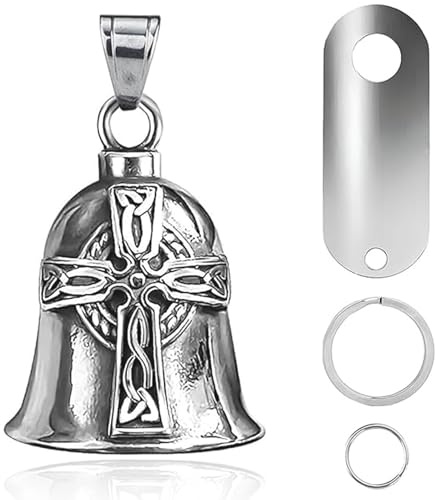 VBGURR 1 campanella moto biker bell moto campanella con portachiavi guardian bell moto per accessori moto