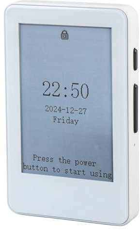 Lettore di E-book con Schermo E-ink da 2,7 Pollici, E-reader a Favore degli Occhi Bluetooth MP3 Player con Slot per Schede SD, 30h Gioco, per Bambini, Adulti e Anziani