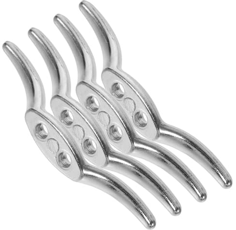 MUCKLILY 4pcs Curtain Rope Cleats for Blinds Reliable Cord Hooks for Easy Installation and Replacement Lightweight and Portable with Versatile Use in Home and Office