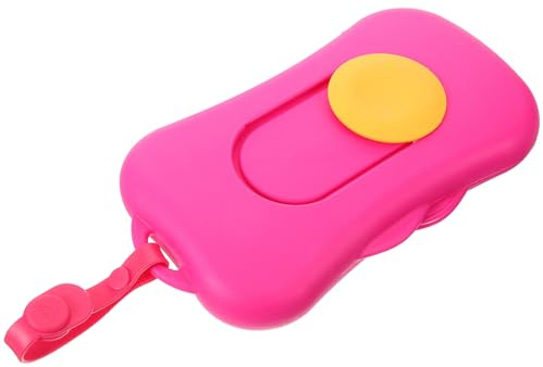 Ipetboom Tragbarer Wipes Box Feuchttücher Spender Wipe Leicht Kompakt Reise Aufbewahrungstasche Rosa Praktisch Sicher Einfach Öffnen
