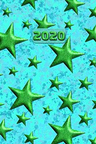 2020: Kalender, Timer und Terminplaner zum Organisieren und Planen für das Jahr 2020 I grüne Sterne