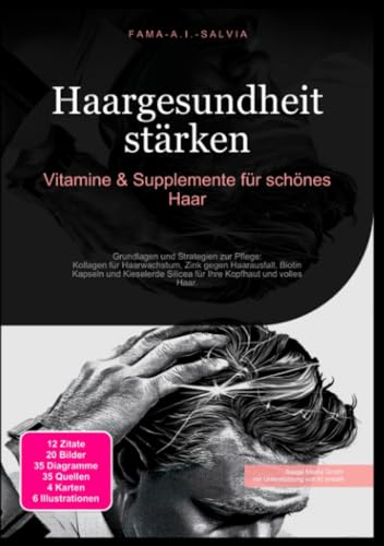 Haargesundheit stärken: Vitamine & Supplemente für schönes Haar: Grundlagen und Strategien zur Pflege: Kollagen für Haarwachstum, Zink gegen ... Silicea für Ihre Kopfhaut und volles Haar.