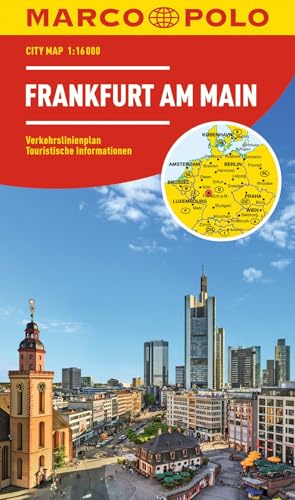 MARCO POLO Cityplan Frankfurt am Main 1:16.000: Verkehrslinienplan, Touristische Informationen